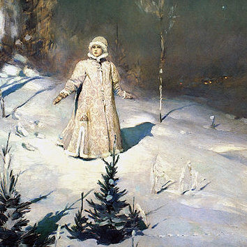 Картина В.М.Васнецова "Снегурочка"